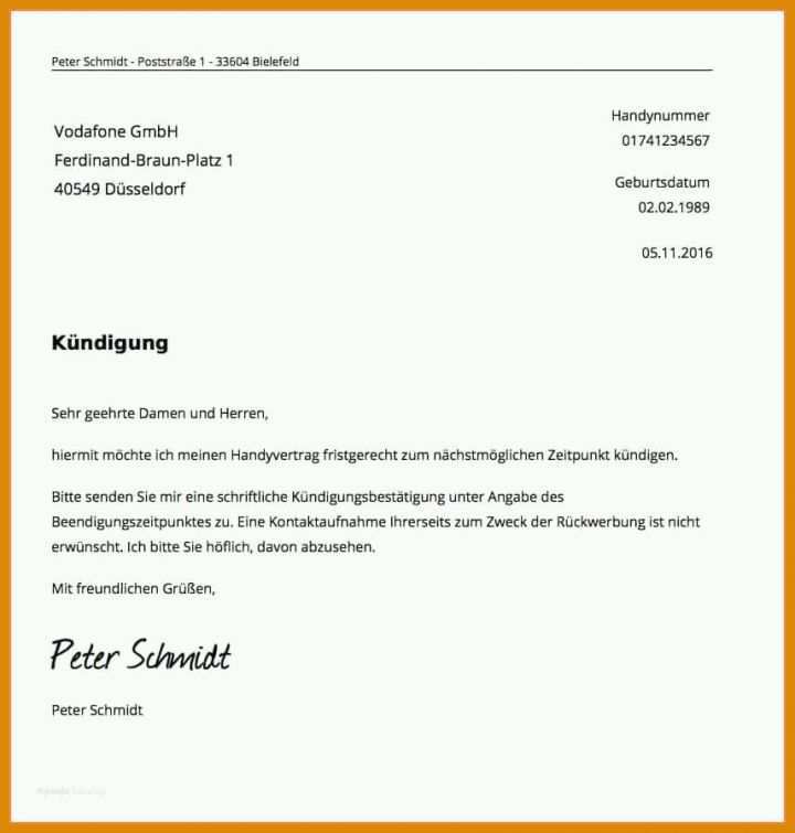 Perfekt O2 Dsl Kündigung Vorlage 856x898