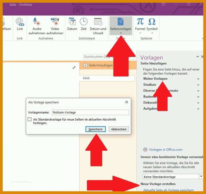 Einzigartig Onenote Vorlagen Download 756x713