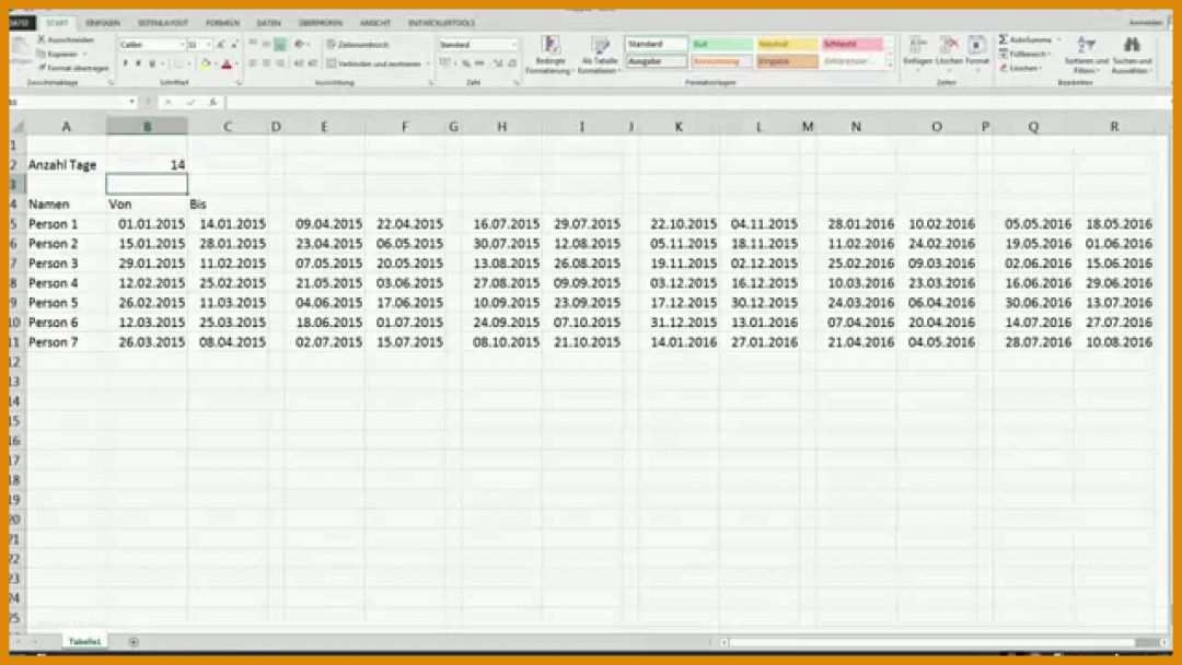 Hervorragend Reinigungsplan Vorlage Excel 1280x720