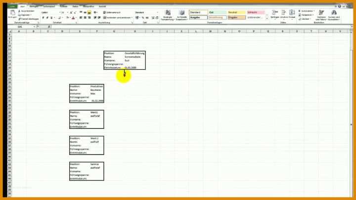 Großartig Vorlage Organigramm Excel 1280x720