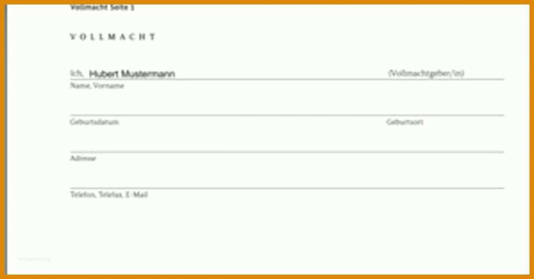 Außergewöhnlich Vorsorgevollmacht Vorlage 1200x627