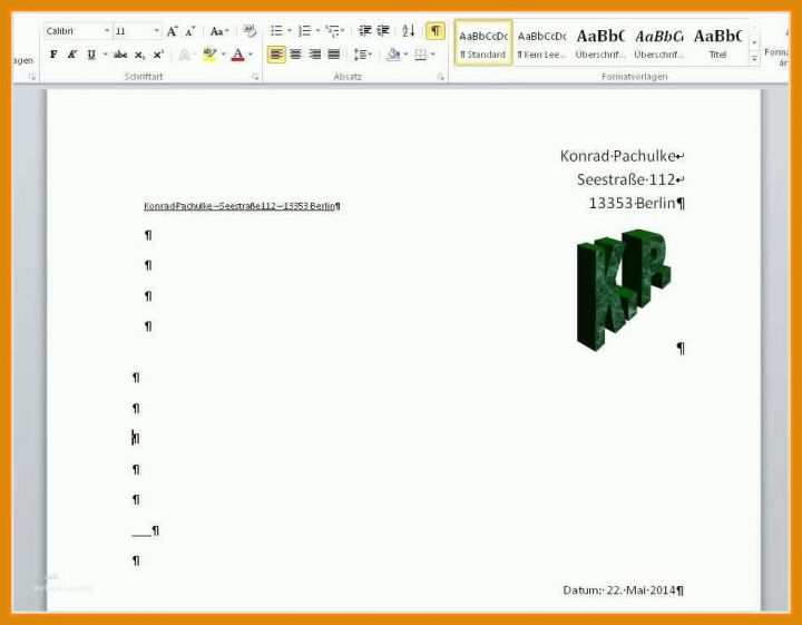 Größte Briefkopf Design Vorlagen Kostenlos 985x768