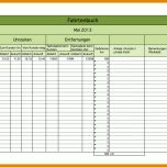 Exklusiv Fahrtenbuch Xls Vorlage 834x589