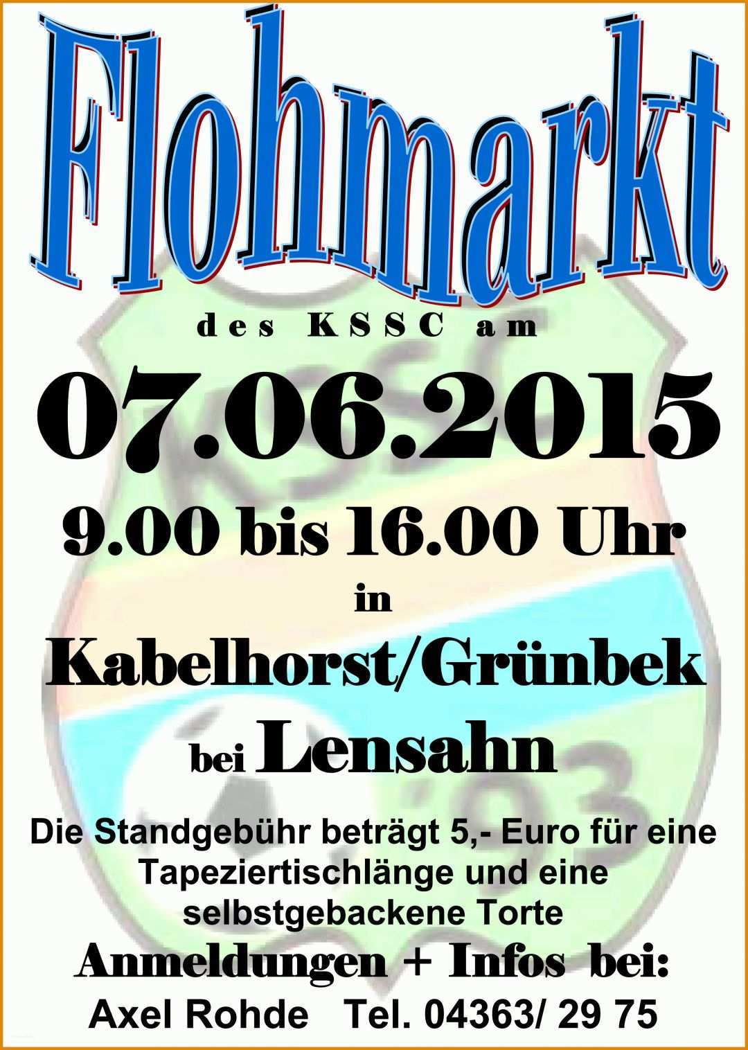 Atemberaubend Flohmarkt Flyer Vorlage 2480x3481