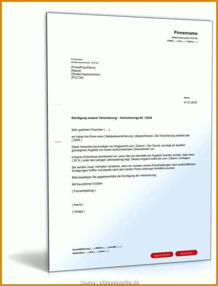 Ideal Kündigung Hausratversicherung Todesfall Vorlage 1200x1575