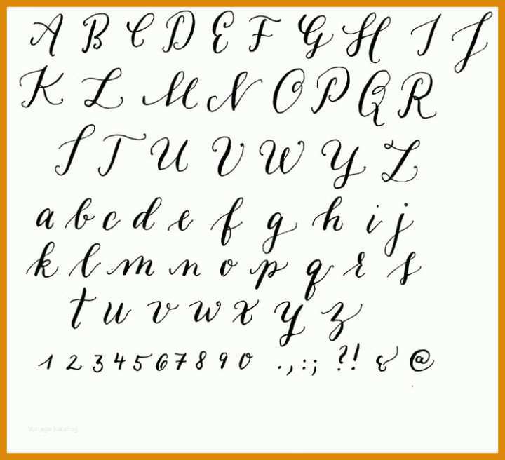 Perfekt Moderne Kalligraphie Vorlagen 736x671