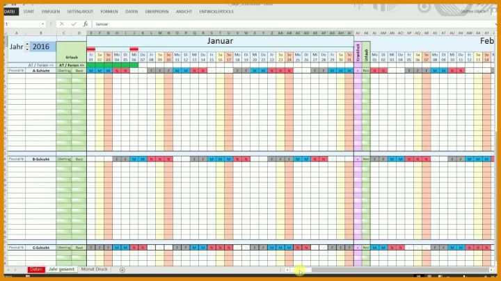 Ungewöhnlich Schichtplan Excel Vorlage 3 Schichten 1280x720