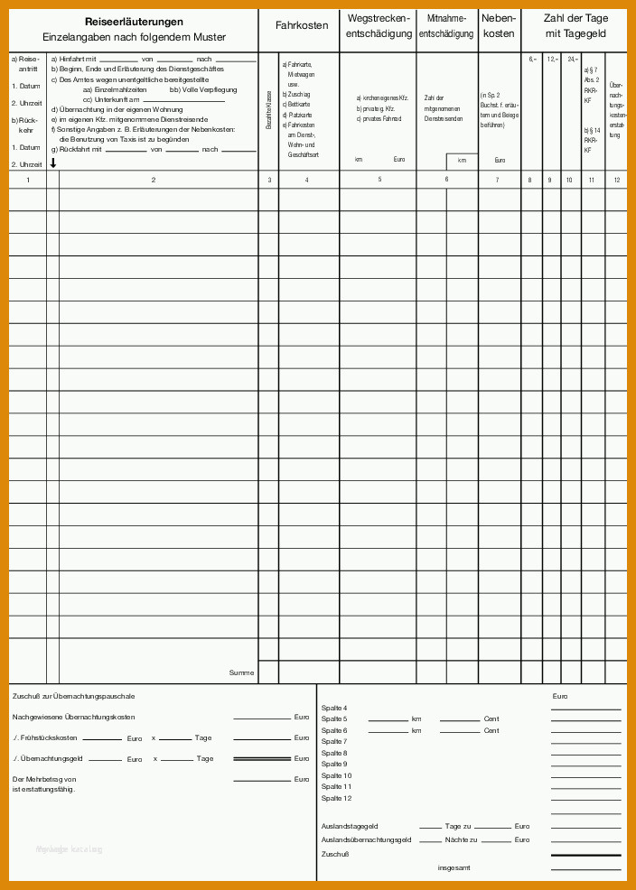 Beste Spesenabrechnung Lkw Fahrer Vorlage 704x986