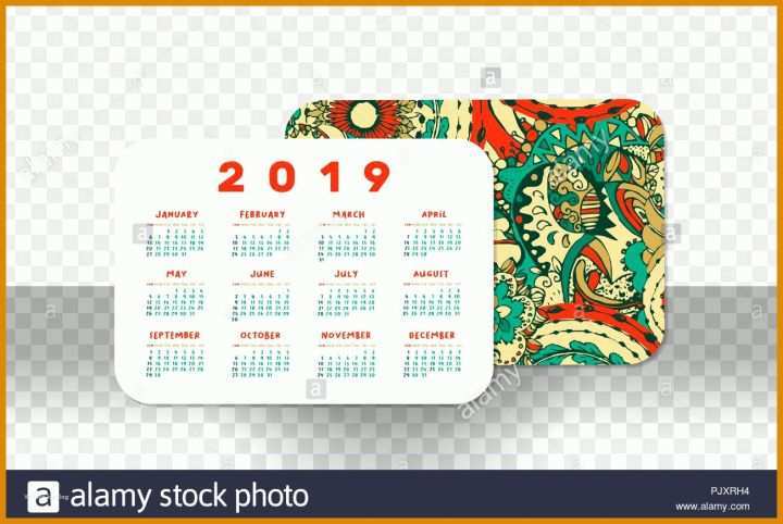 Limitierte Auflage Taschenkalender Vorlage 1300x870