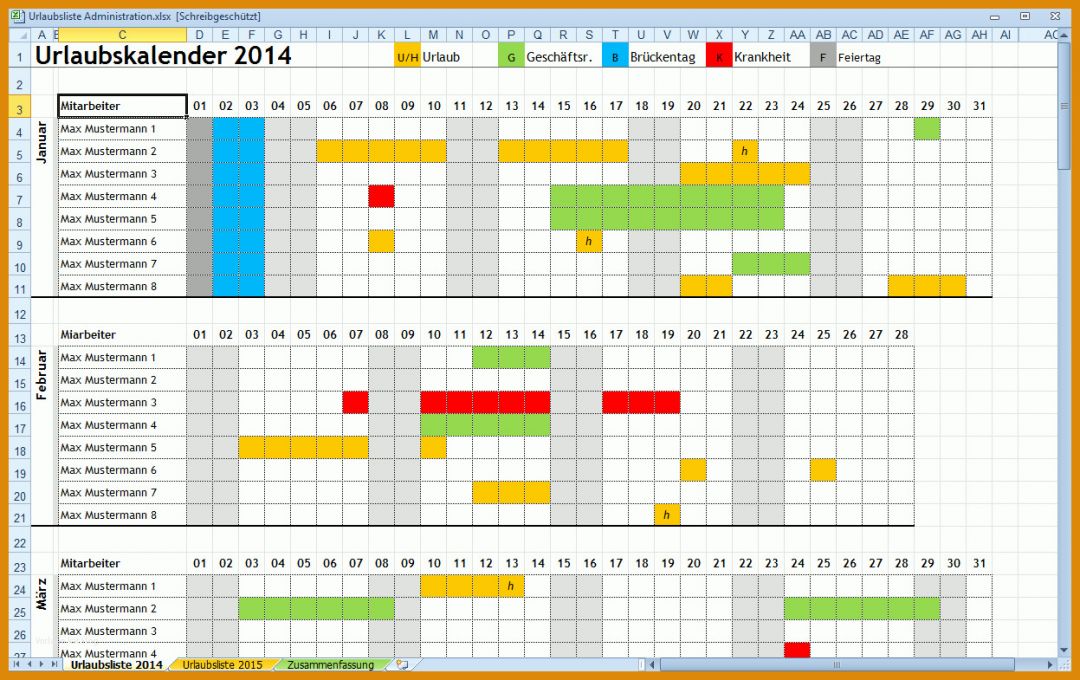 Ausgezeichnet Urlaubsliste Excel Vorlage 1247x785