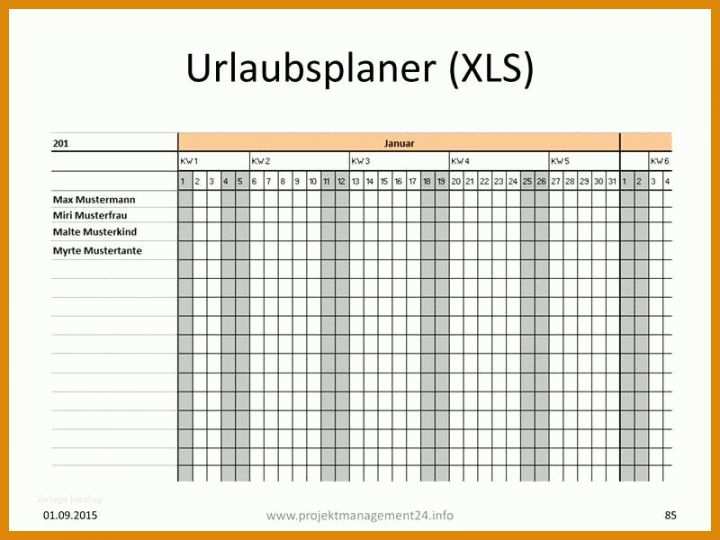 Urlaubsliste Vorlage 5 Urlaubsliste Vorlage