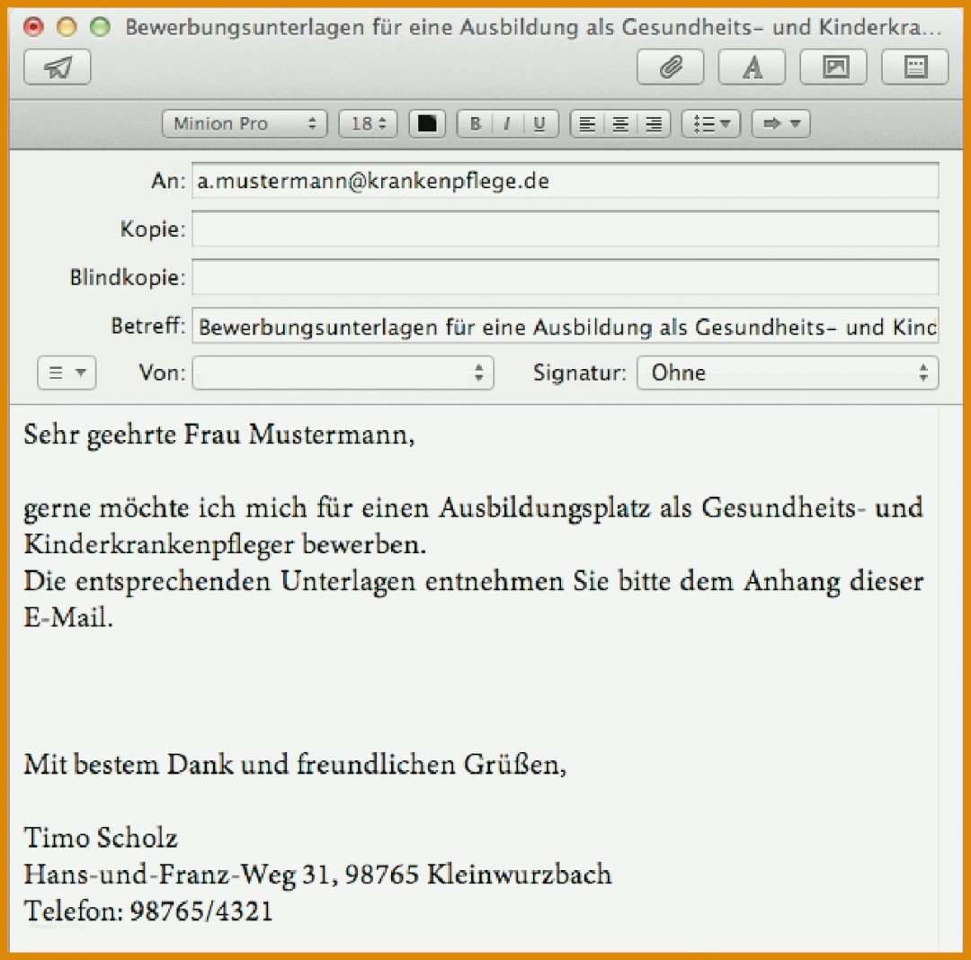 Auffällig Vorlage Anschreiben Rechnung Per Email 1286x1270