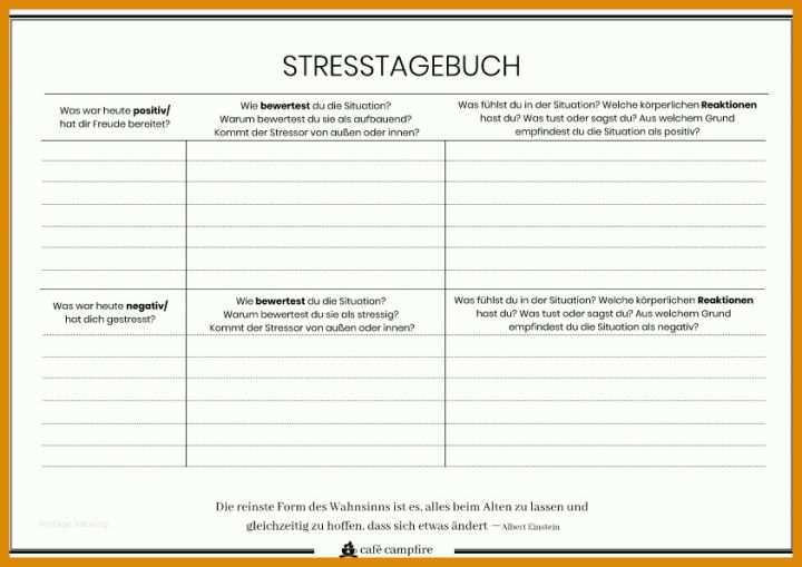 Rühren Borderline Tagebuch Vorlage 842x595