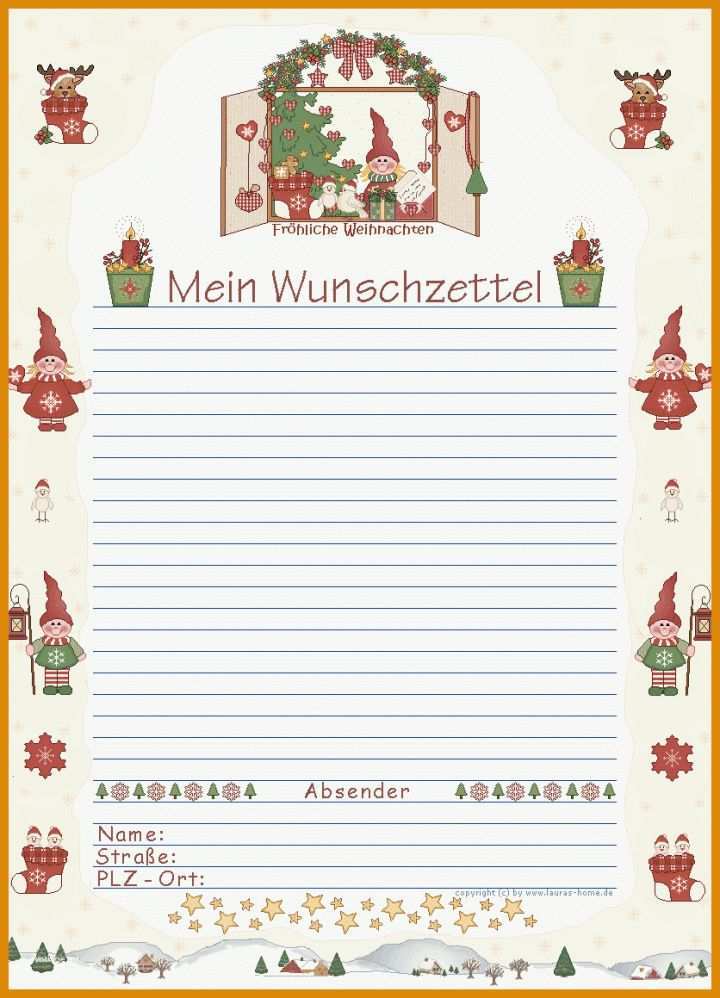Brief Ans Christkind Vorlage: 11 Kreationen (2019 Update)