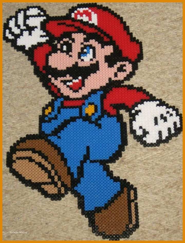 Beeindruckend Bügelperlen Vorlagen Mario 778x1024