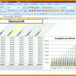 Ungewöhnlich Excel Vorlagen Kostenaufstellung 800x600