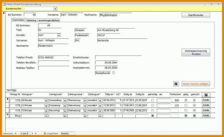 Am Beliebtesten Kundenverwaltung Excel Vorlage Kostenlos 1131x693