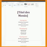 Toll Menükarte Vorlage Word 1048x1088