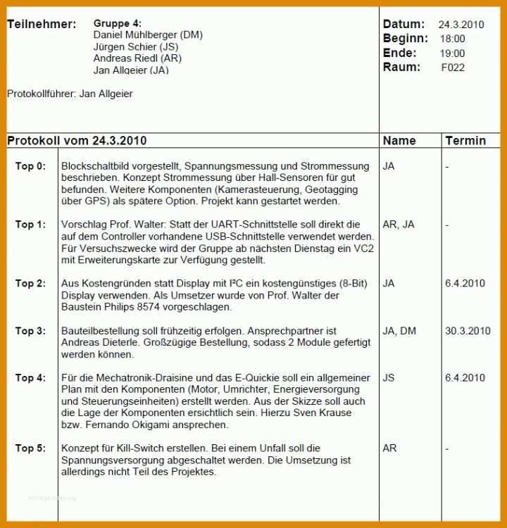 Schockieren Protokoll Schreiben Vorlage Pdf 756x788