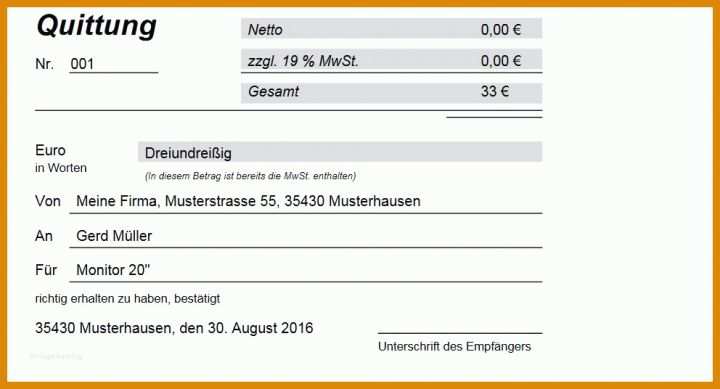 Limitierte Auflage Quittung Vorlage Pdf 992x536