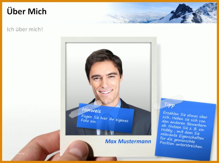 Wunderbar Selbstpräsentation Powerpoint Vorlage 1024x765