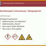Größte Unterweisung Reinigungskräfte Vorlage 800x600