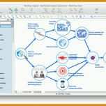 Original Visio Netzwerkplan Vorlage 800x550