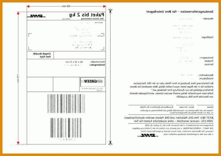 Vorlage Paketaufkleber Foto Dhl Paketaufkleber Ausdrucken Pdf Design 2019 Paketschein