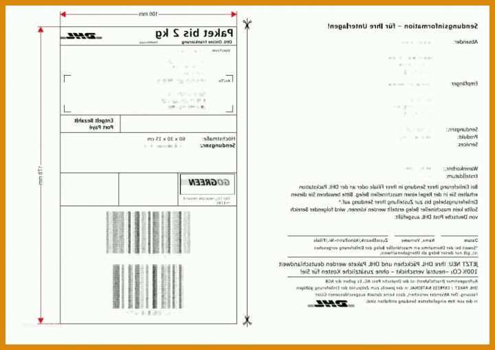 Vorlage Paketaufkleber Foto Dhl Paketaufkleber Ausdrucken Pdf Design 2019 Paketschein