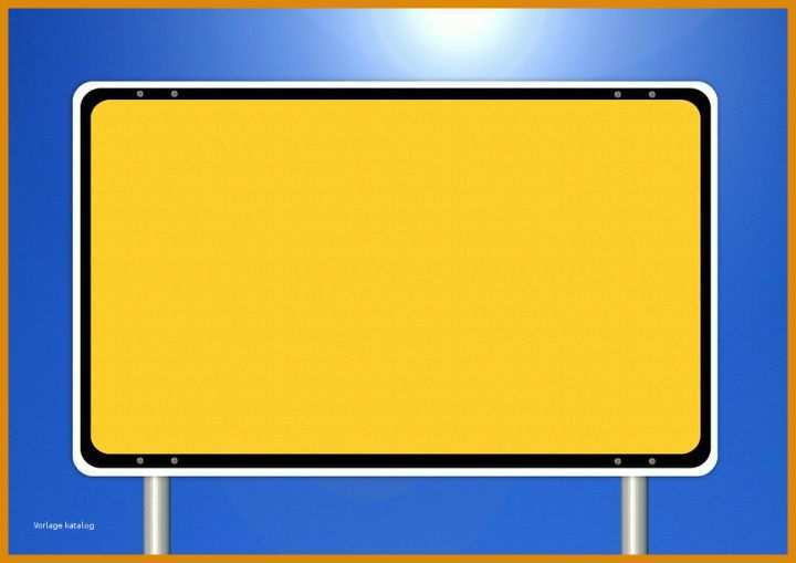 Modisch Vorlage Straßenschild 960x678