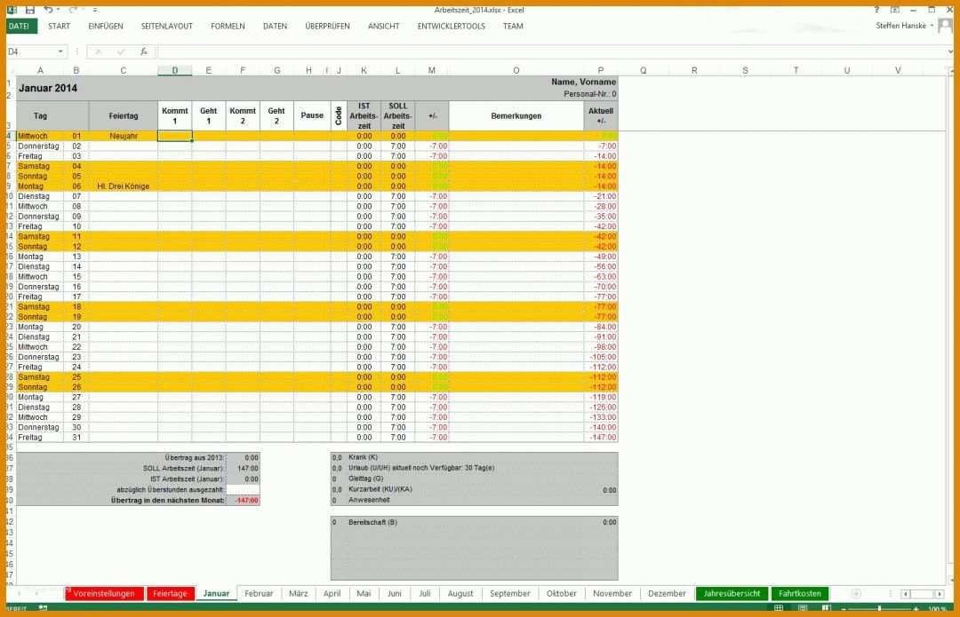 Ungewöhnlich Excel Arbeitszeit Vorlage 1528x983