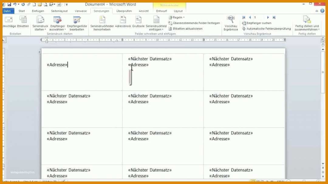 Tolle Excel Vorlage Etiketten 70x36 1280x720