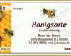 Neue Version Honig Etiketten Vorlagen 1920x1024