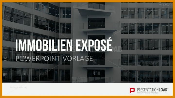 Angepasst Immobilien Expose Vorlage Powerpoint 727x409