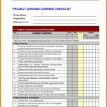 Auffällig Lessons Learned Vorlage Excel 1275x1650