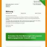 Unvergleichlich Mahnung Vorlage Privat 965x1338