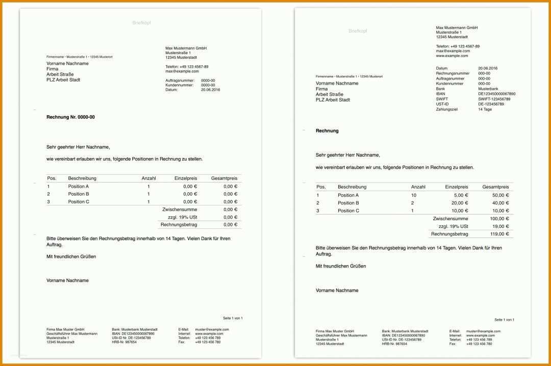 Modisch Pages Vorlage Rechnung Kostenlos 2292x1524