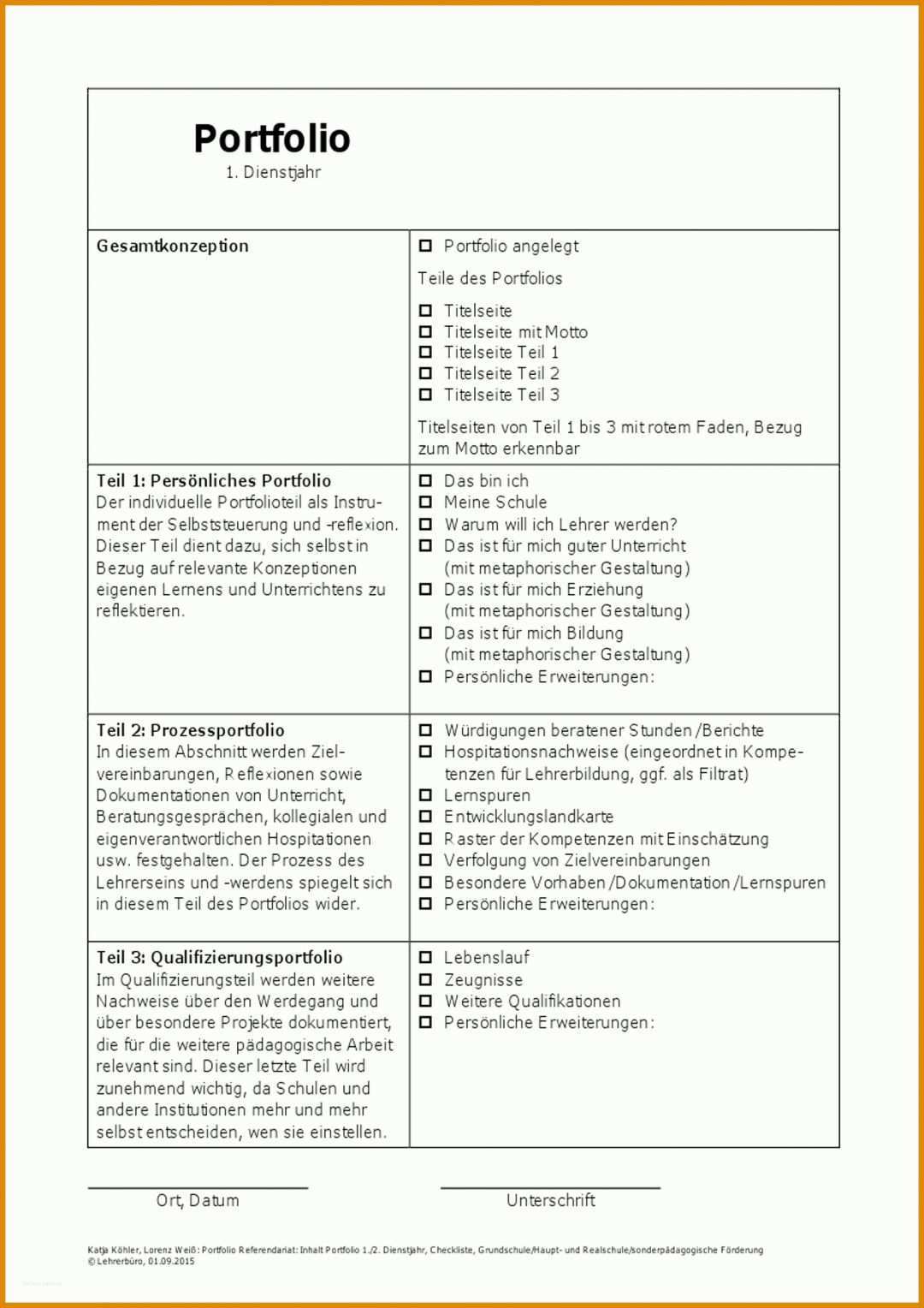 Beste Portfolio Vorlagen Schule 1696x2400