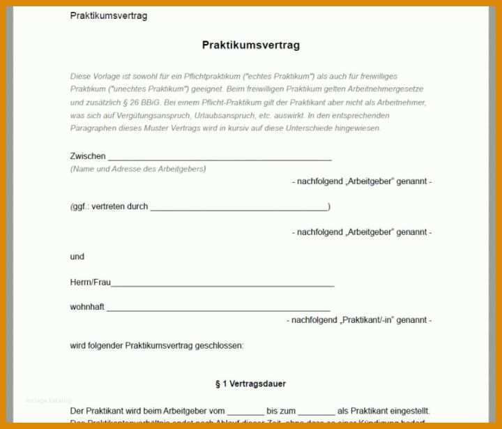 11 Neue Version Praktikumsbescheinigung Pdf Vorlage Sie ...