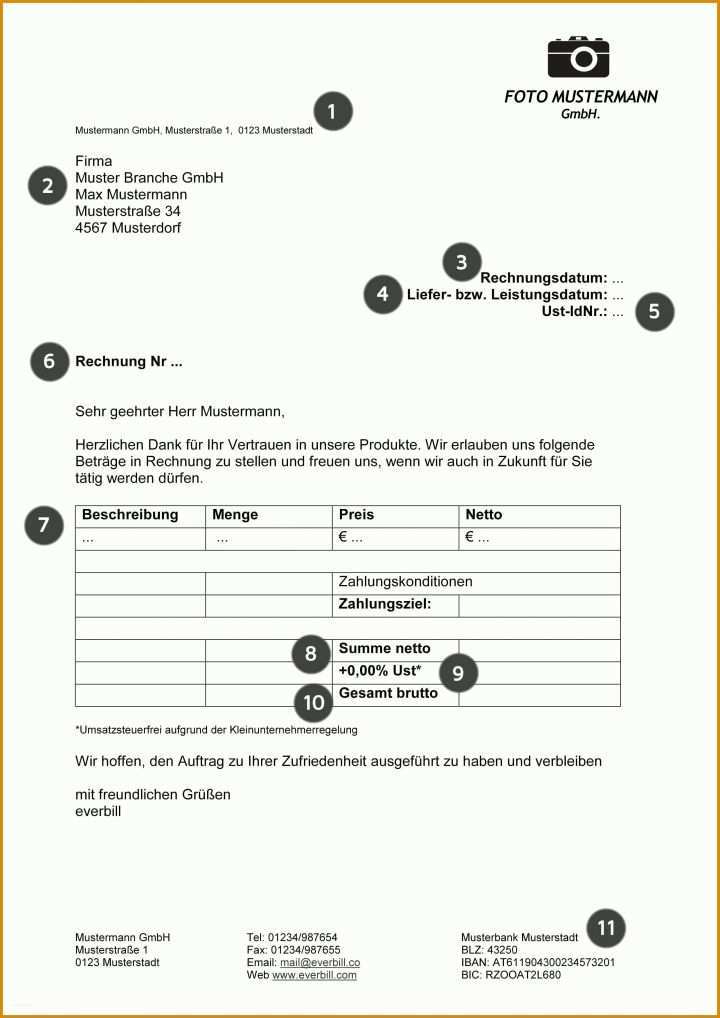 Staffelung Quittung Privatverkauf Vorlage Ohne Mehrwertsteuer 2480x3508