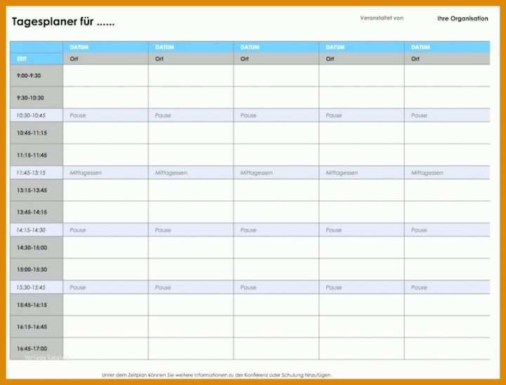 Unvergesslich Terminplaner Excel Vorlage Kostenlos 830x632