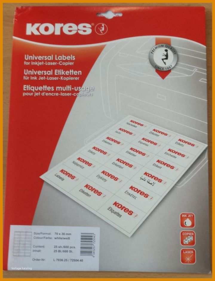 Hervorragend Universal Etiketten 70x36 Vorlage Word 766x1000