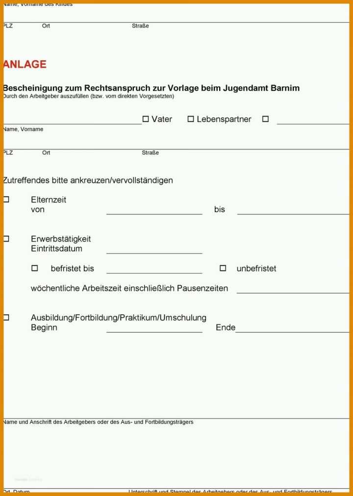 Einzigartig Vorlage Antrag Elternzeit Vater 960x1349