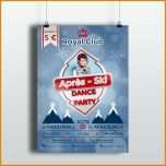 Exklusiv Apres Ski Party Flyer Vorlage 1300x1300
