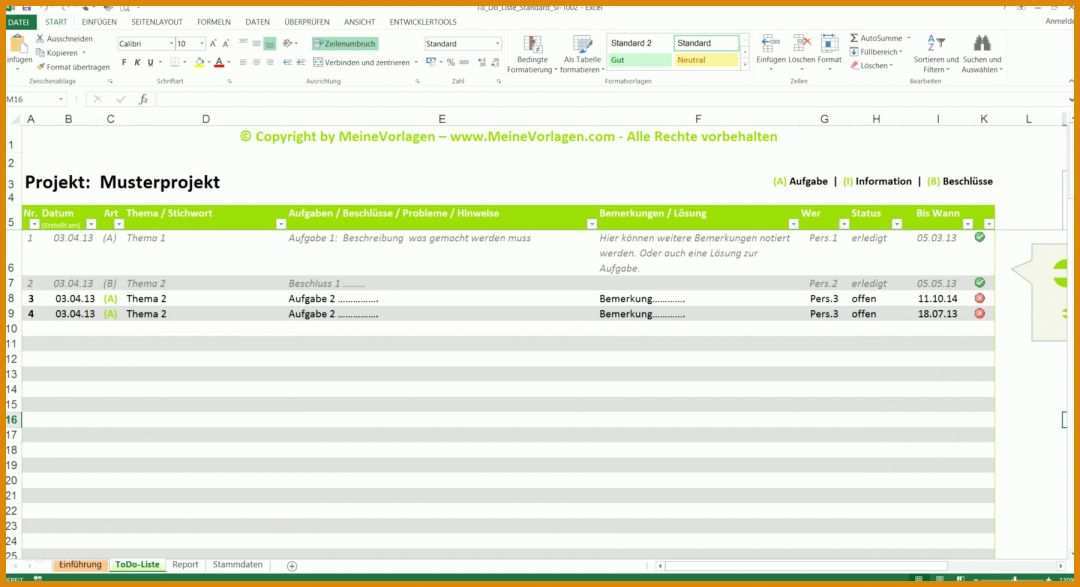 Unglaublich Besprechungsprotokoll Vorlage Excel 1800x979