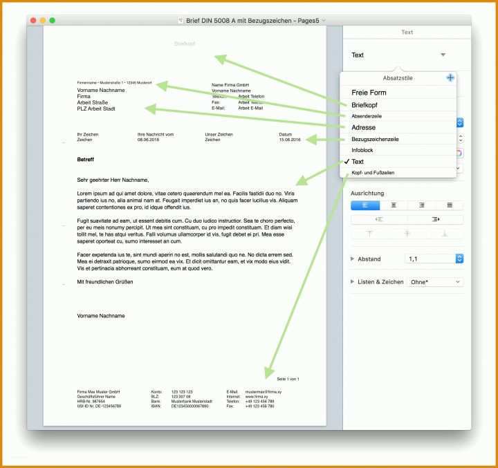 Rühren Briefbogen Vorlage Indesign Din 5008 2096x1970