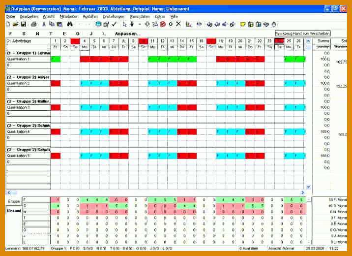 Erschwinglich Dienstplan Vorlage Monat 716x520