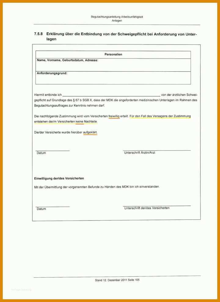 Schockieren Einverständniserklärung Datenweitergabe Vorlage 800x1101