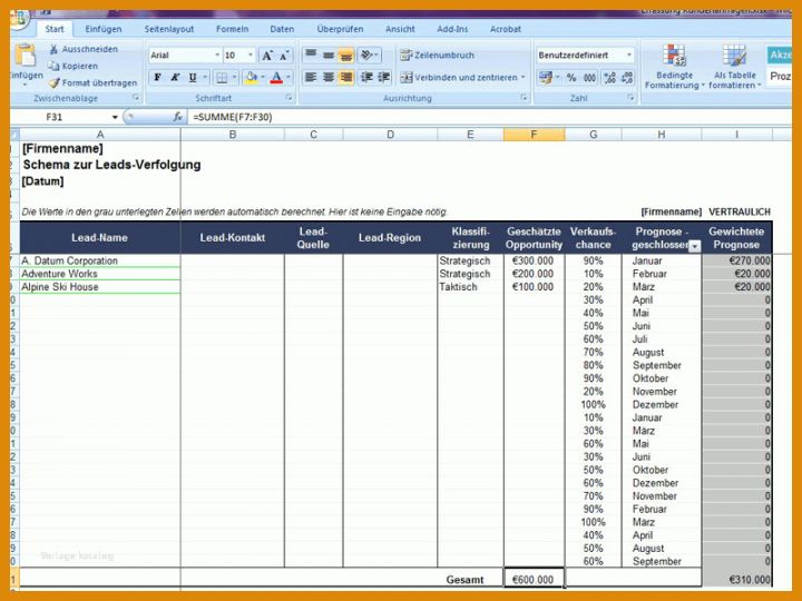 Bestbewertet Kundenliste Excel Vorlage Kostenlos 800x600