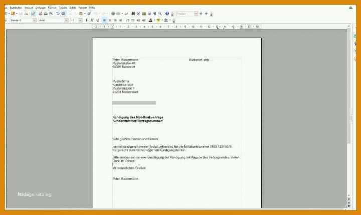 Fantastisch Kündigung Handyvertrag Mit Rufnummernmitnahme Vorlage 800x477